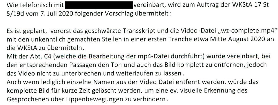 So will die Justiz das Ibiza-Video schwärzen