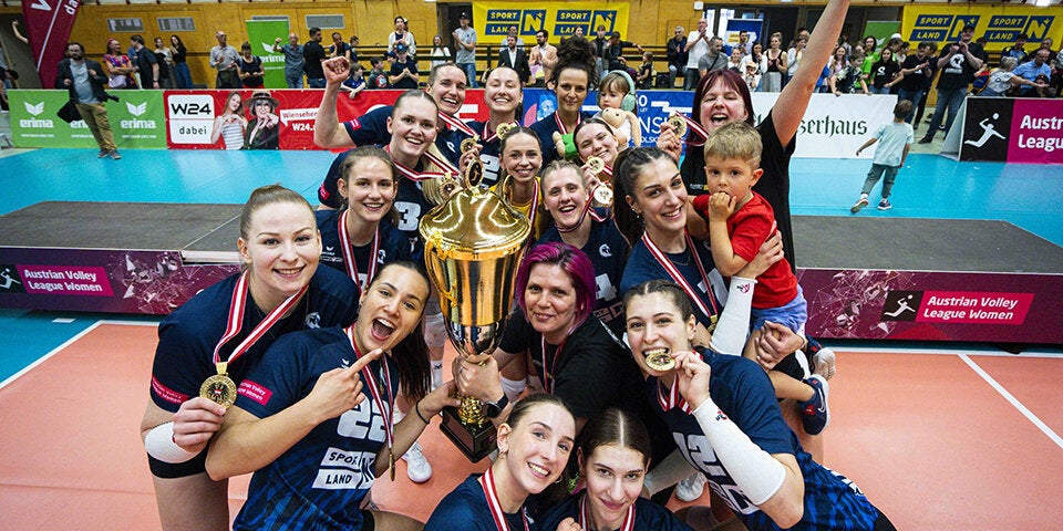 Auch Volleyball-Rekordmeister VB NÖ Sokol/Post wird in der neuen Sport Arena Wien seine Heimspiele austragen. 