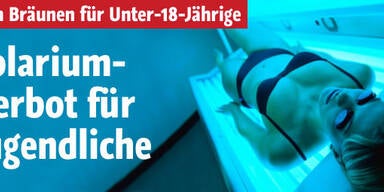 Jetzt ist Schluss mit Solarium für Teens