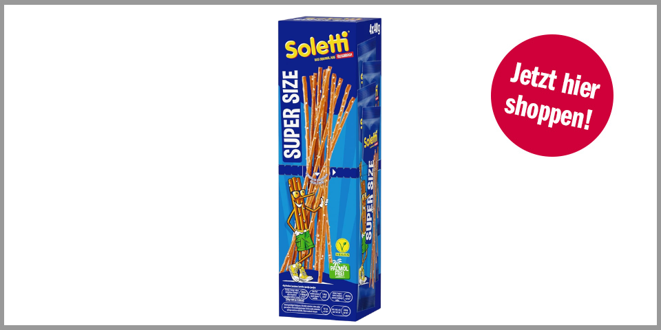 Soletti Salzstangerl 4er-Packung – für 16,43 Euro bei Amazon*