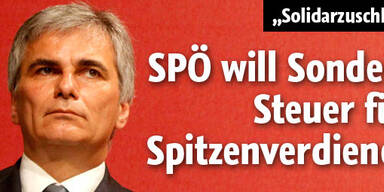 SPÖ will Sondersteuer für Superverdiener