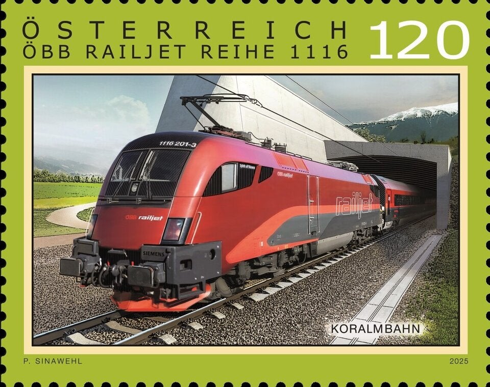 Sonderbriefmarke Koralmbahn