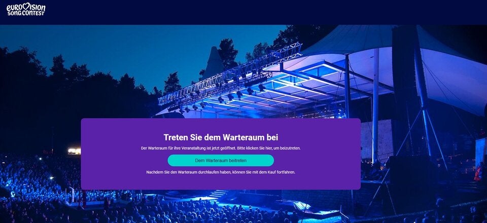 Hype um ESC-Tickets lässt Server erzittern