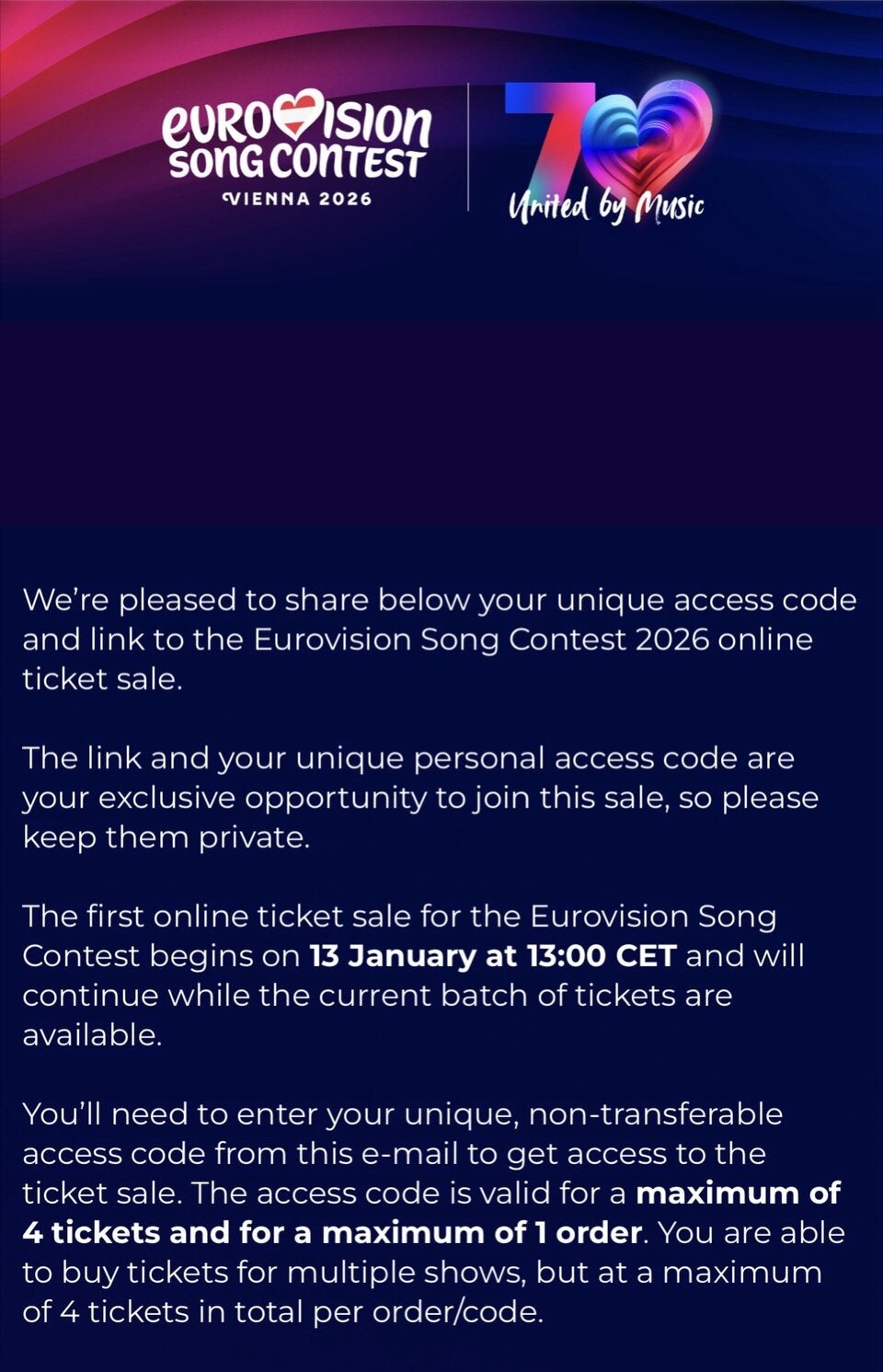 Song Contest: Heute startet der Run auf die Tickets