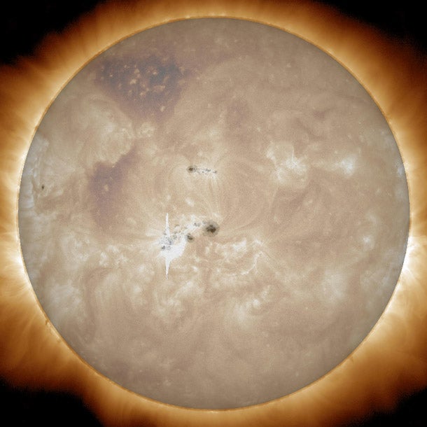 Sonnensturm trifft die Erde
