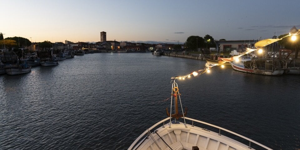 Sonnenuntergang in Marano Lagunare