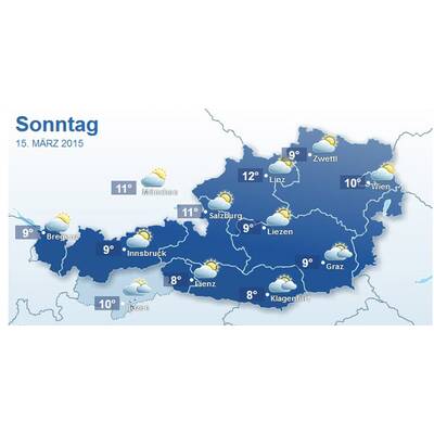 Das Wetter am Sonntag