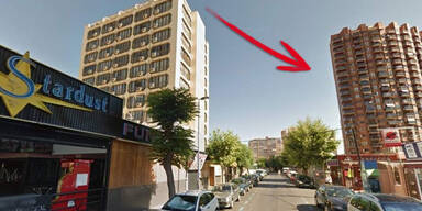 Junge Touristin st&uuml;rzt aus 10. Stock in den Tod