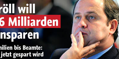 Pröll will 16 Milliarden einsparen