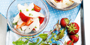 Spargel-Erdbeer-Salat