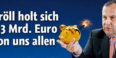 Koalition holt 3,4 Mrd vom Steuerzahler