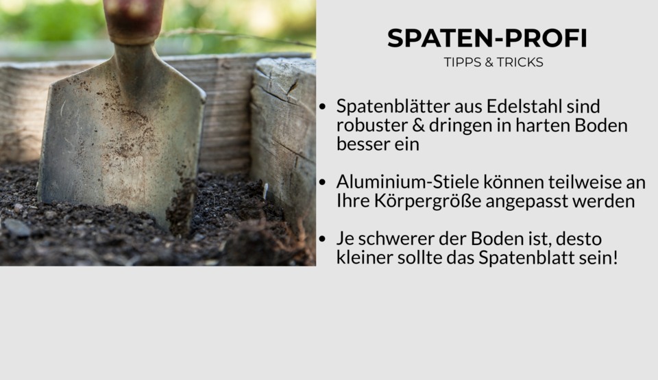 Die 5 wichtigsten Gartenwerkzeuge