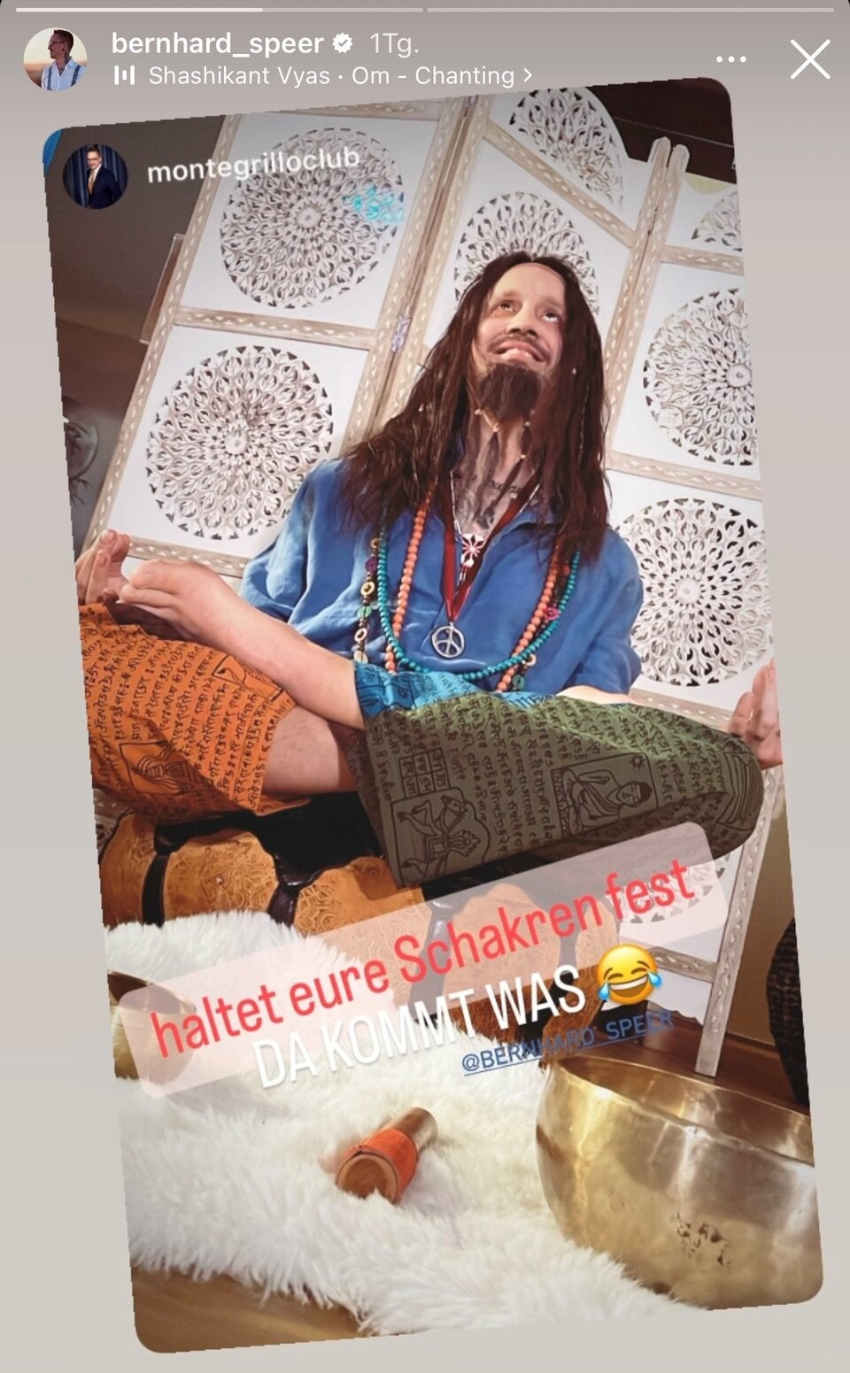 Bernhard Speer sorgt mit neuem Look für Lacher