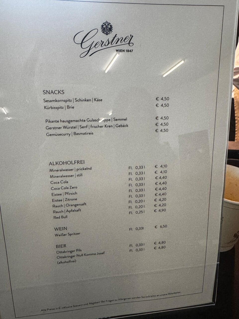 SPÖ-Parteitag: Kleiner Spritzer für 6,50 Euro