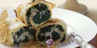 Spinatpalatschinken