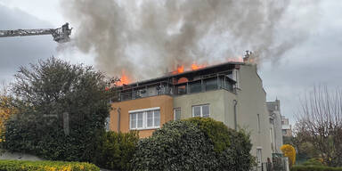 Dachbrand in Wien