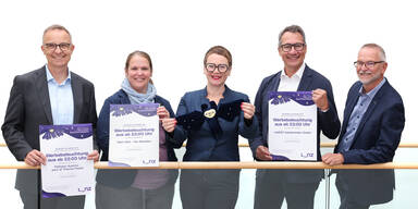 Stadtr&auml;tin Eva Schobesberger (mi.) freut sich &uuml;ber Projektstart