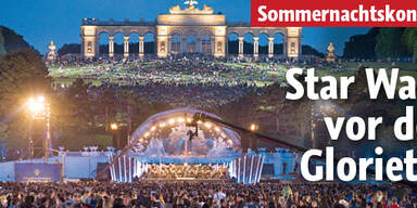 Star Wars vor der
Gloriette