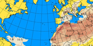 Kommt am Wochenende der Sahara-Staub?