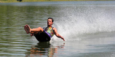 Barfu&szlig; Wasserski-WM Wimmer