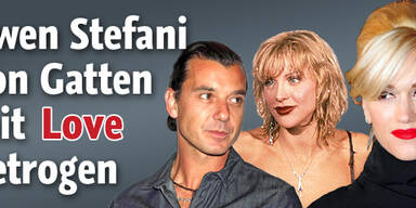 Er betrog Gwen Stefani mit Courtney Love