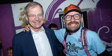 LH Stelzer auf Inklusionsparty