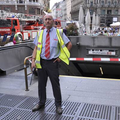 Feueralarm in der U-Bahn am Stephansplatz