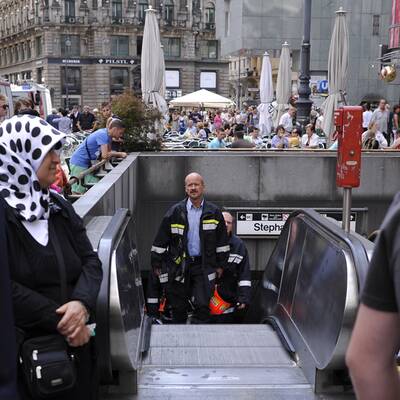 Feueralarm in der U-Bahn am Stephansplatz
