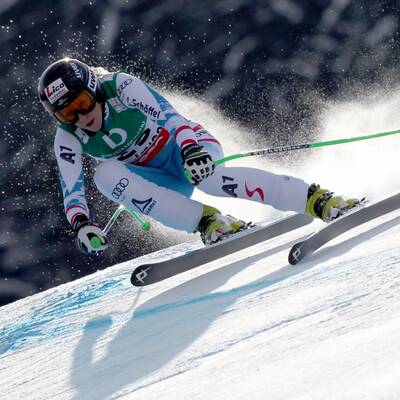Die besten Bilder der Damen-Abfahrt