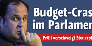 Heftiger Budget-Crash im Parlament