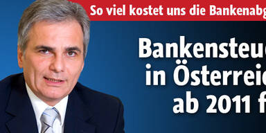 Banken sollen 500 Mio. Euro blechen