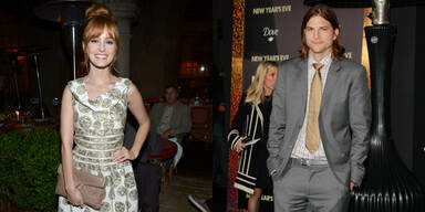 Ahna O'Reilly und Asgton Kutcher