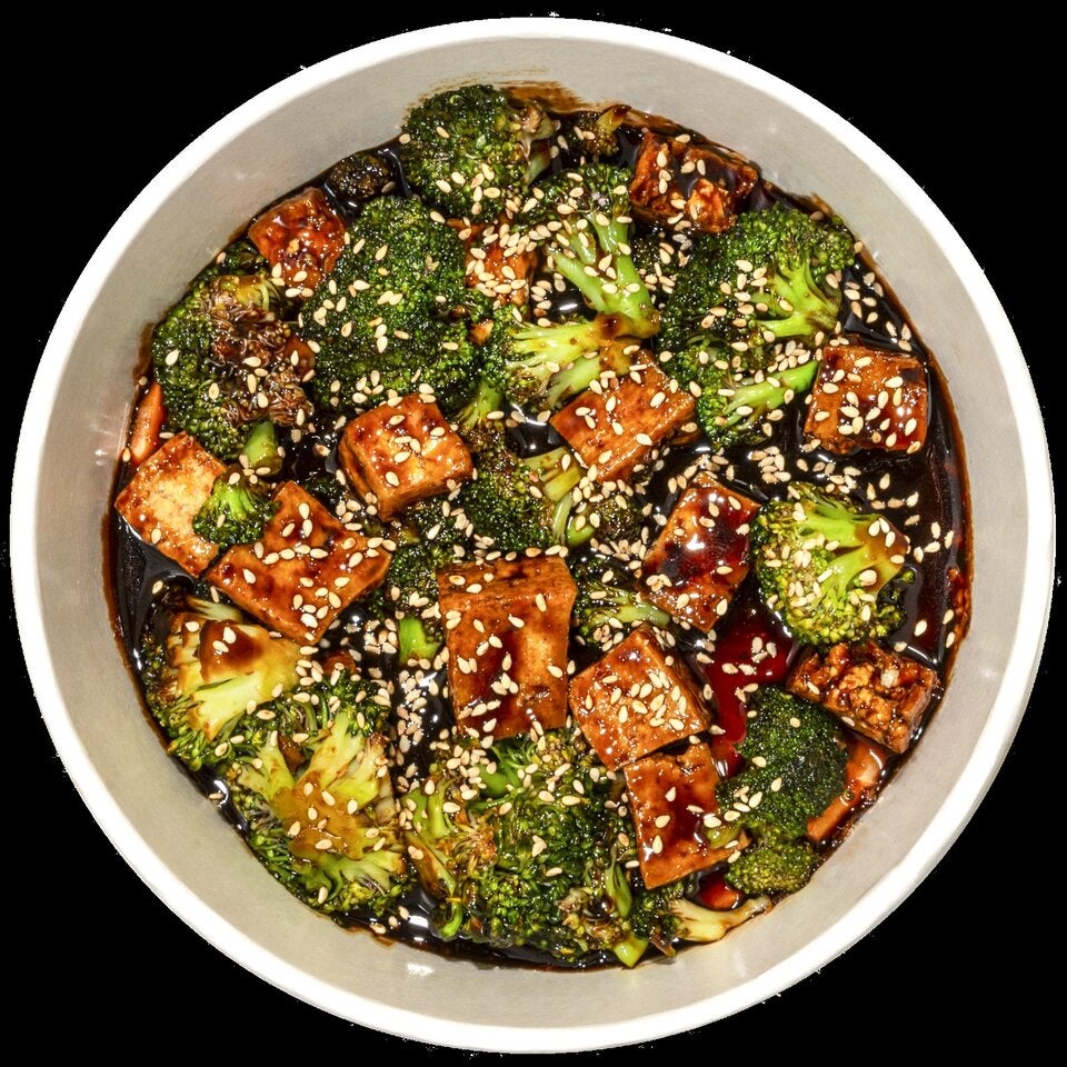 Eine leichte Mahlzeit für mittags Sticky Teryaki.