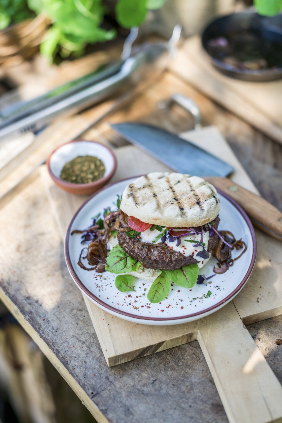 Vom Grill serviert: Best of Burger