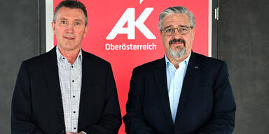 Bezirksstellenleiter Stockhammer, Arbeiterkammer-Pr&auml;sident Stangl