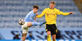 John Stones und Erling Haaland