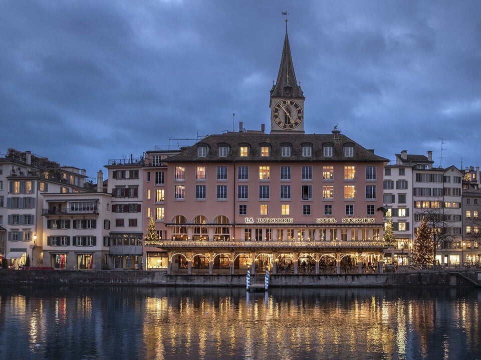 Hotel „Storchen Zürich“ – Preisträger in der Kategorie 101-Besten-Kategorie „Luxury Lake Side Resorts“.