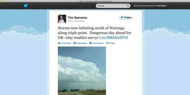 Tornado-Jäger stirbt in Wirbelsturm 