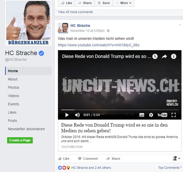 Strache Holocaust