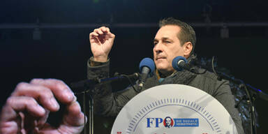 Strache Schlusskundgebung