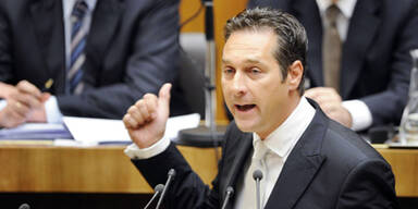 H.C. Strache im Parlament