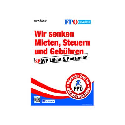 Heinz Christian Strache im Rahmen einer Pressekonferenz