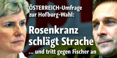 Hofburg-Wahl: Rosenkranz vor Strache