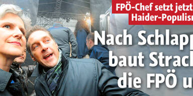 Strache schlägt zurück und baut FP um