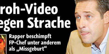 Droh-Video gegen Strache