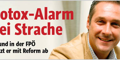 Botox-Alarm um FPÖ-Chef H.C. Strache