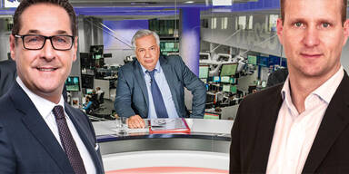 TV-Duell der Extreme: Strolz gegen Strache