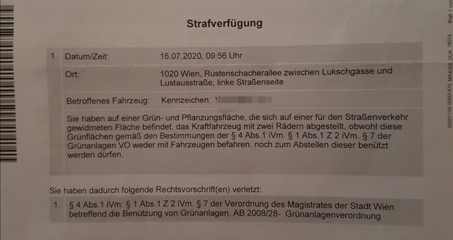 Abzocke in Wiener Hundezone