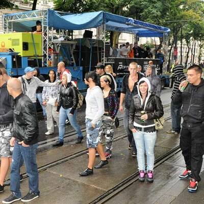 Wiener Ringstraße wird zur Partyzone