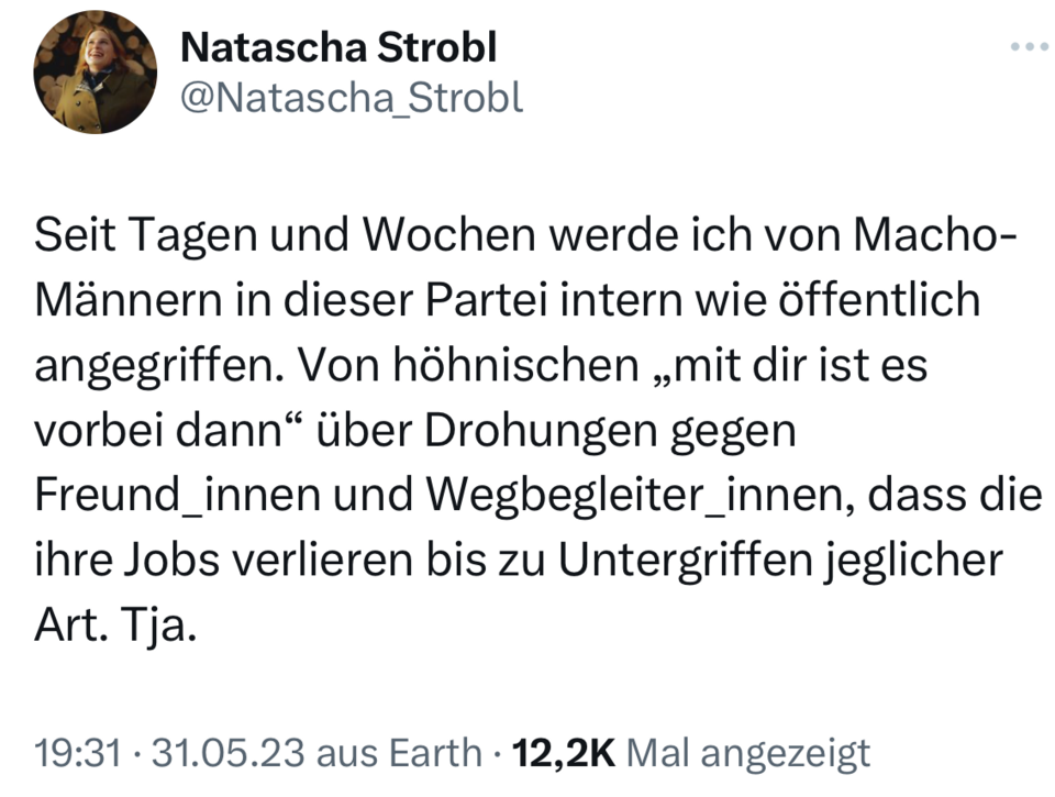 Strobl tweet
